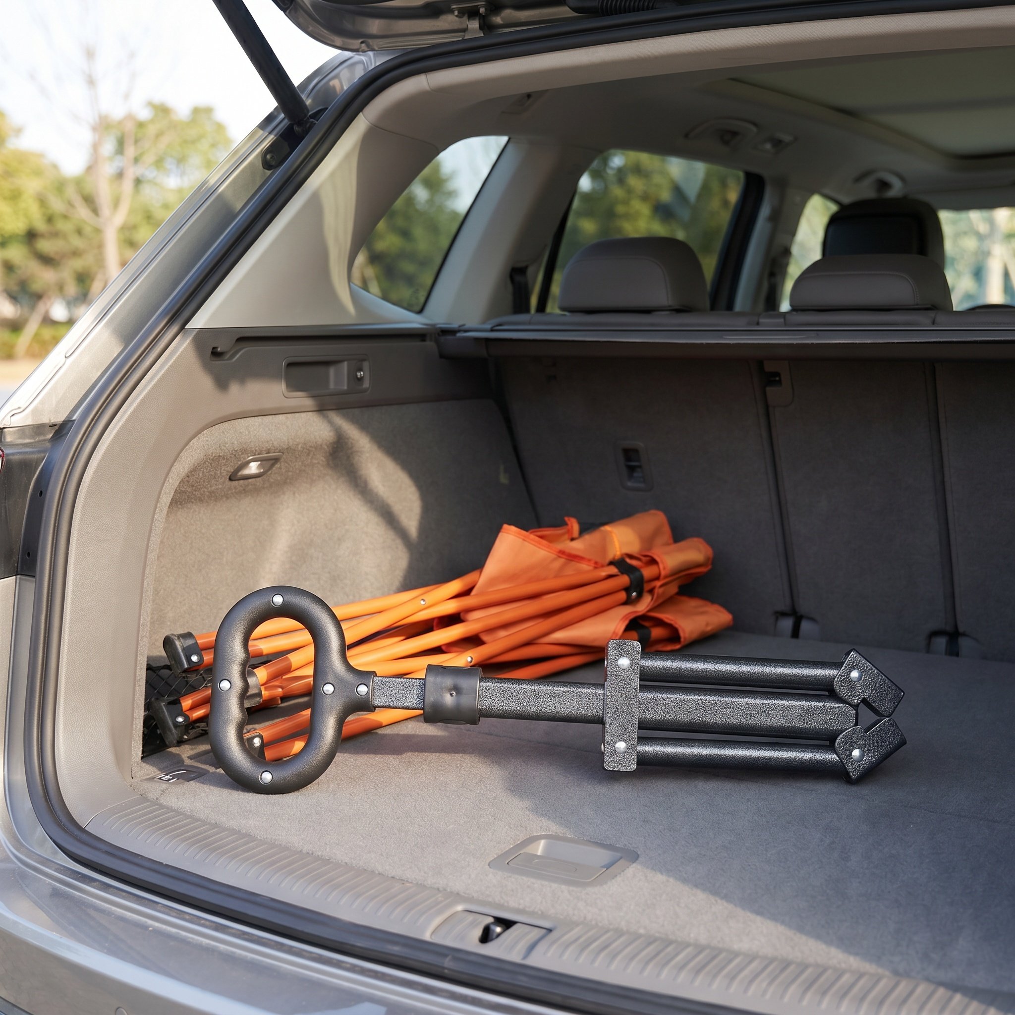 Pull Cart Fold - 1Set Folding Wagon Handle Adjustable Pull