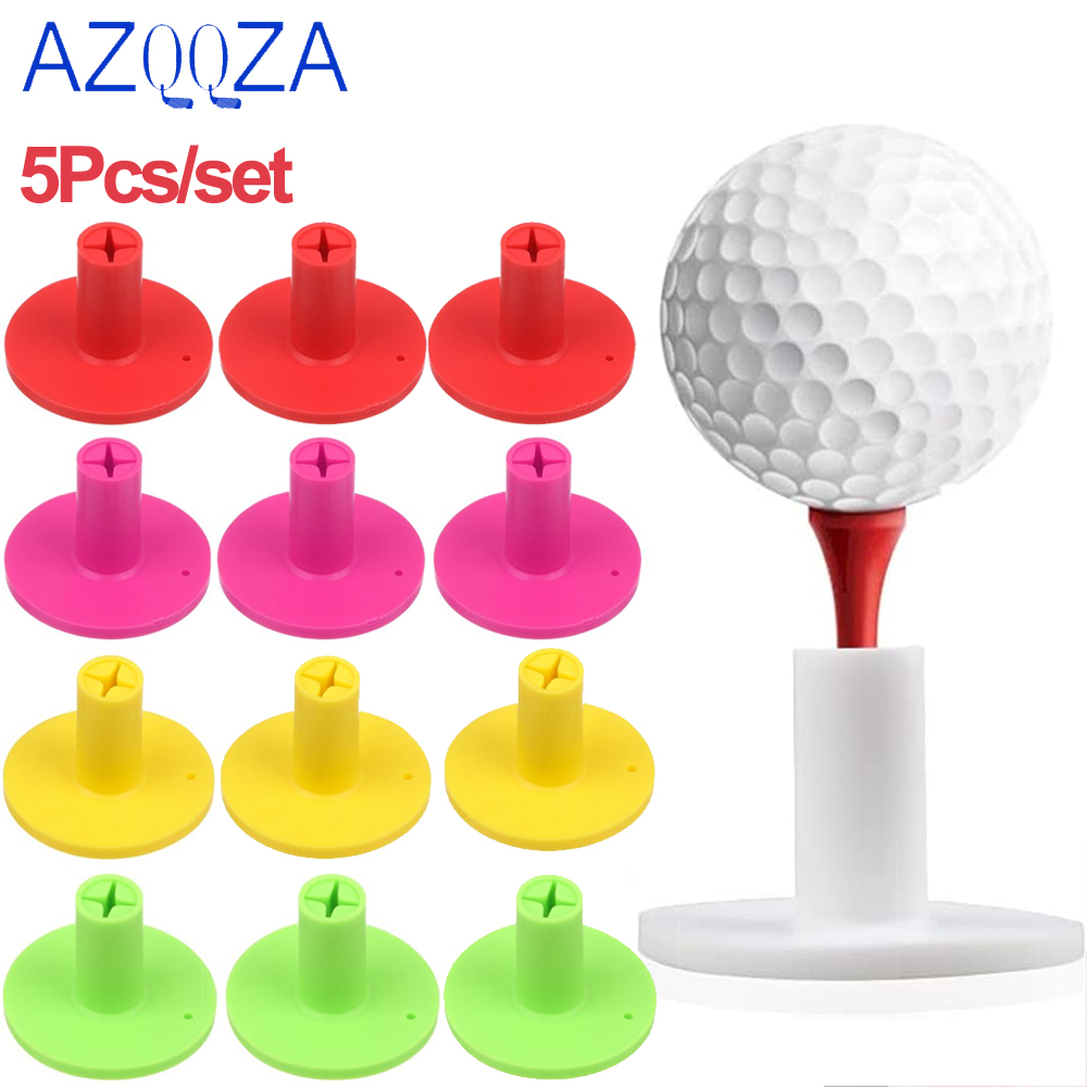 Golf Equipment Indoor - 5 Pcs Rubber Golf Tees Driving