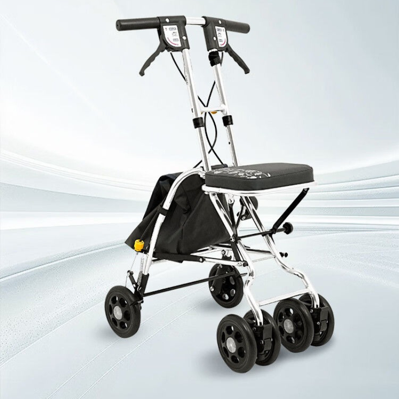 Folding Rollator Walker with S - Pull Cart Fold incelemesi ve fiyatı