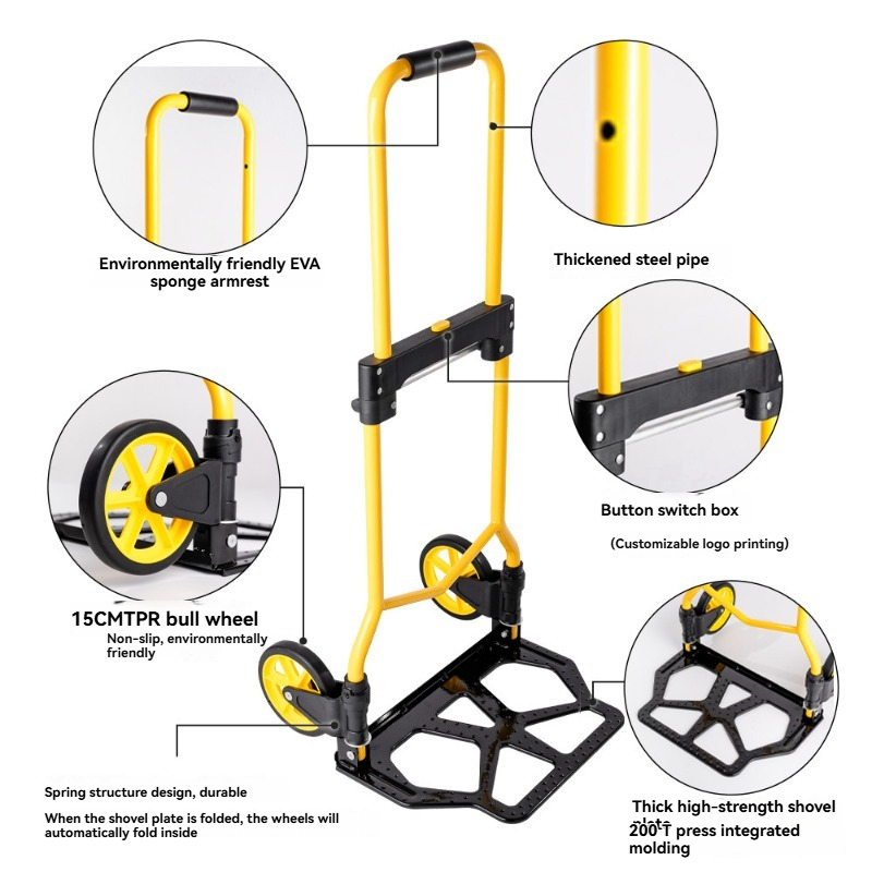 Folding Hand Truck Portable,Li - Pull Cart Fold incelemesi ve fiyatı
