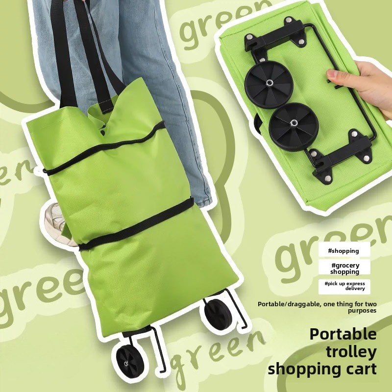 Portable Folding Shopping Cart - Pull Cart Fold incelemesi ve fiyatı