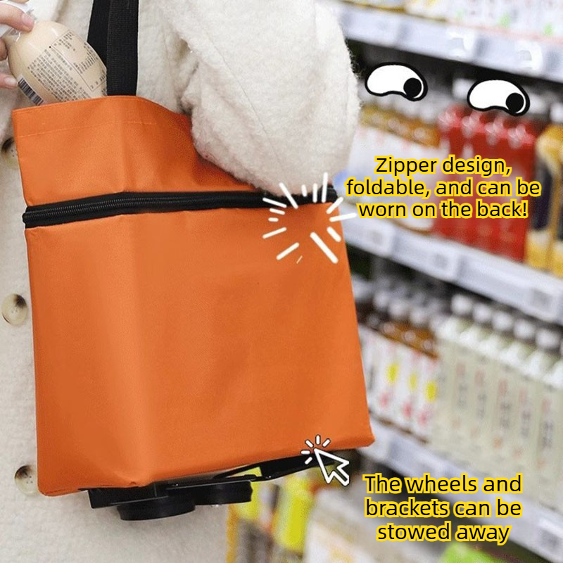Portable Folding Shopping Cart - Pull Cart Fold incelemesi ve fiyatı