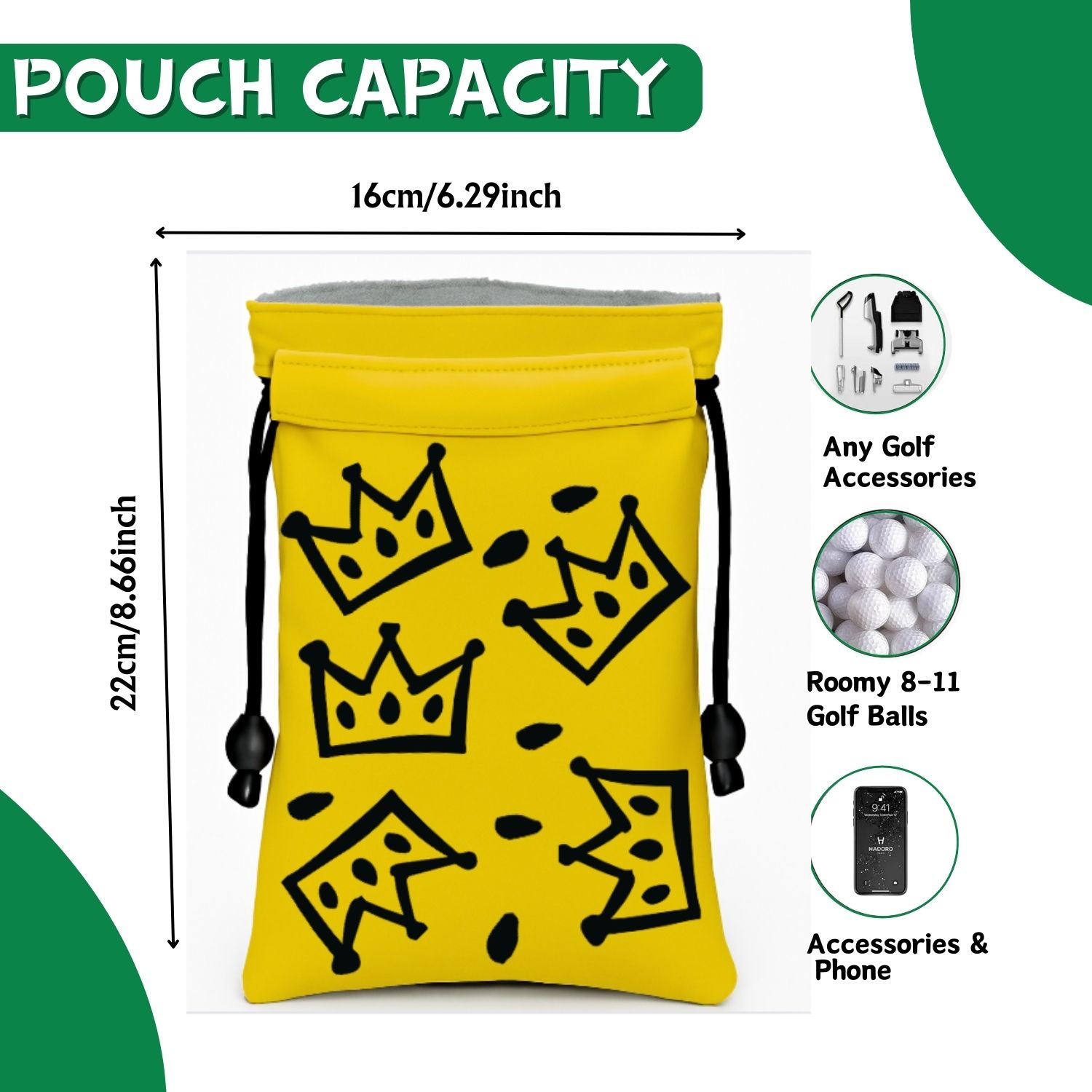 Crown Golf valuable item bag,  - Golf Equipment Stores incelemesi ve fiyatı