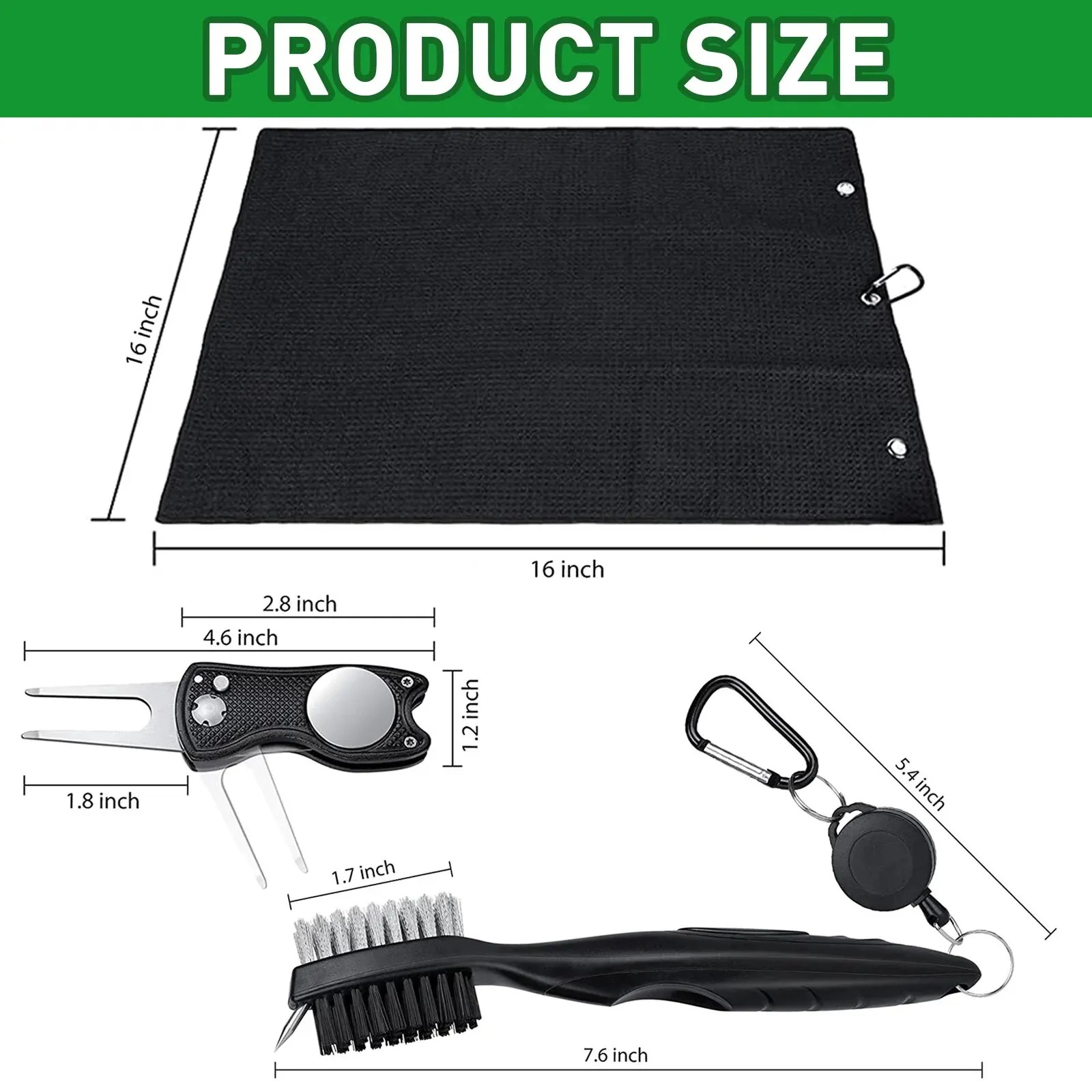Golf Club Brush and Towel Clea - Golf Equipment Indoor incelemesi ve fiyatı