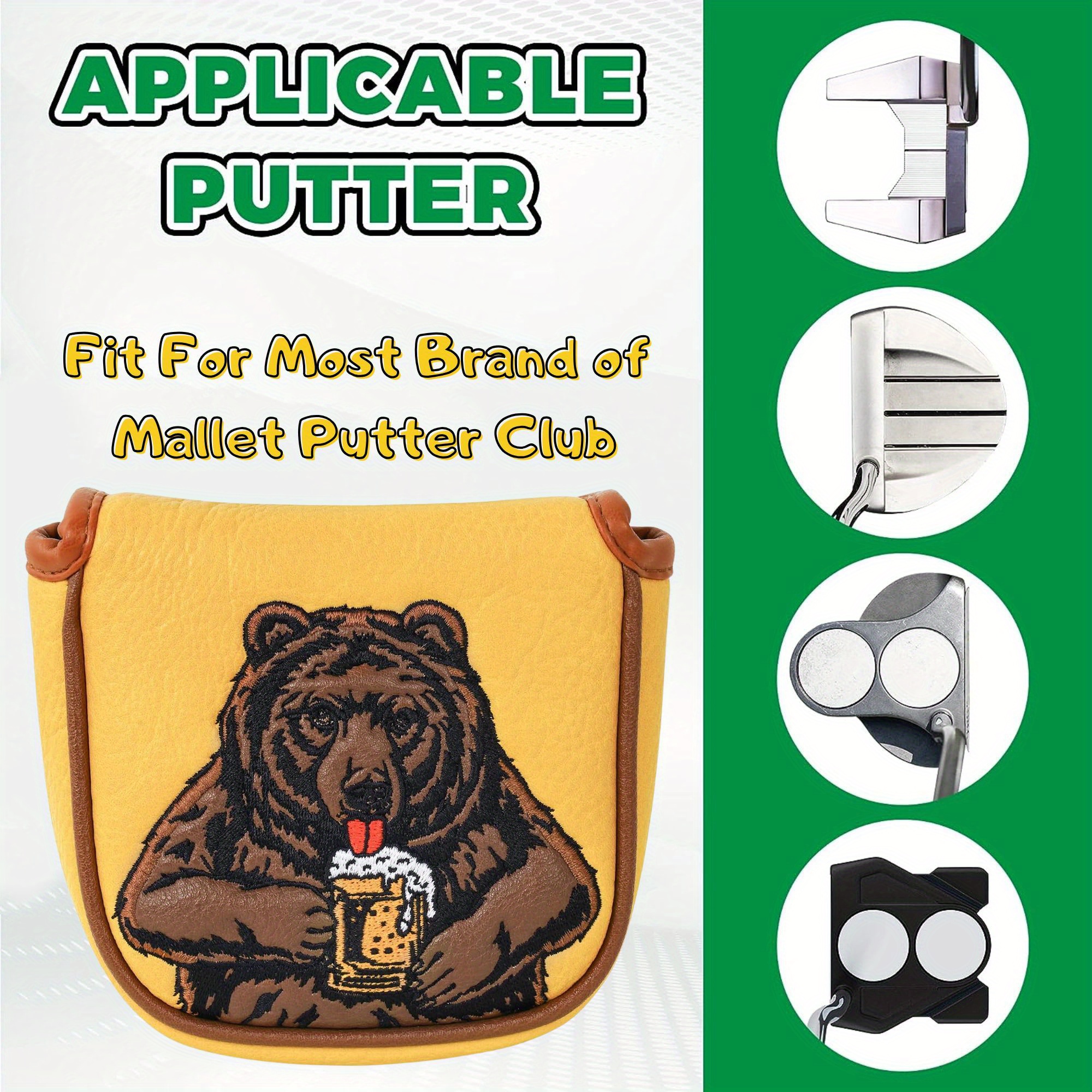 Golf Club Head Cover Golf Head - Golf Equipment Rack incelemesi ve fiyatı