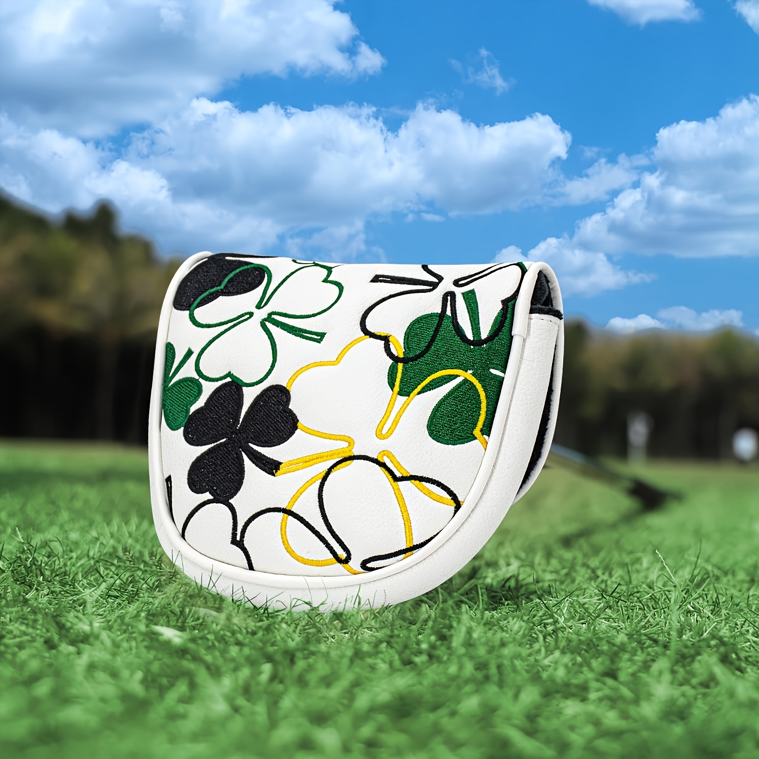 1pc PU Golf Putter Cover with  - Golf Equipment Rack incelemesi ve fiyatı