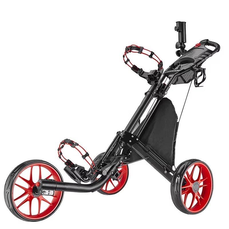 Golf Push Cart 4 Wheel Sturdy  - Pull Cart Fold incelemesi ve fiyatı