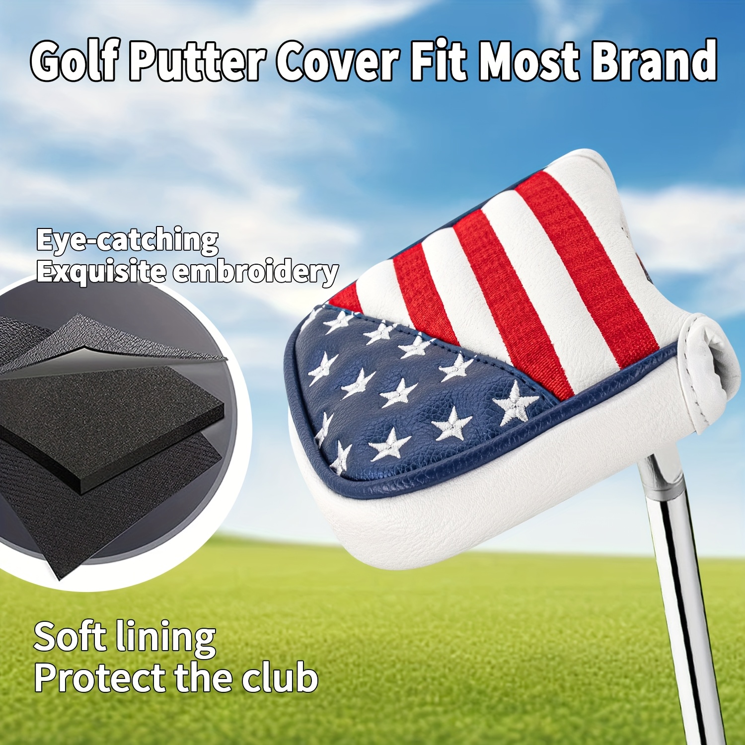 Club Head Cover, Golf Putter C - Golf Equipment Rack incelemesi ve fiyatı