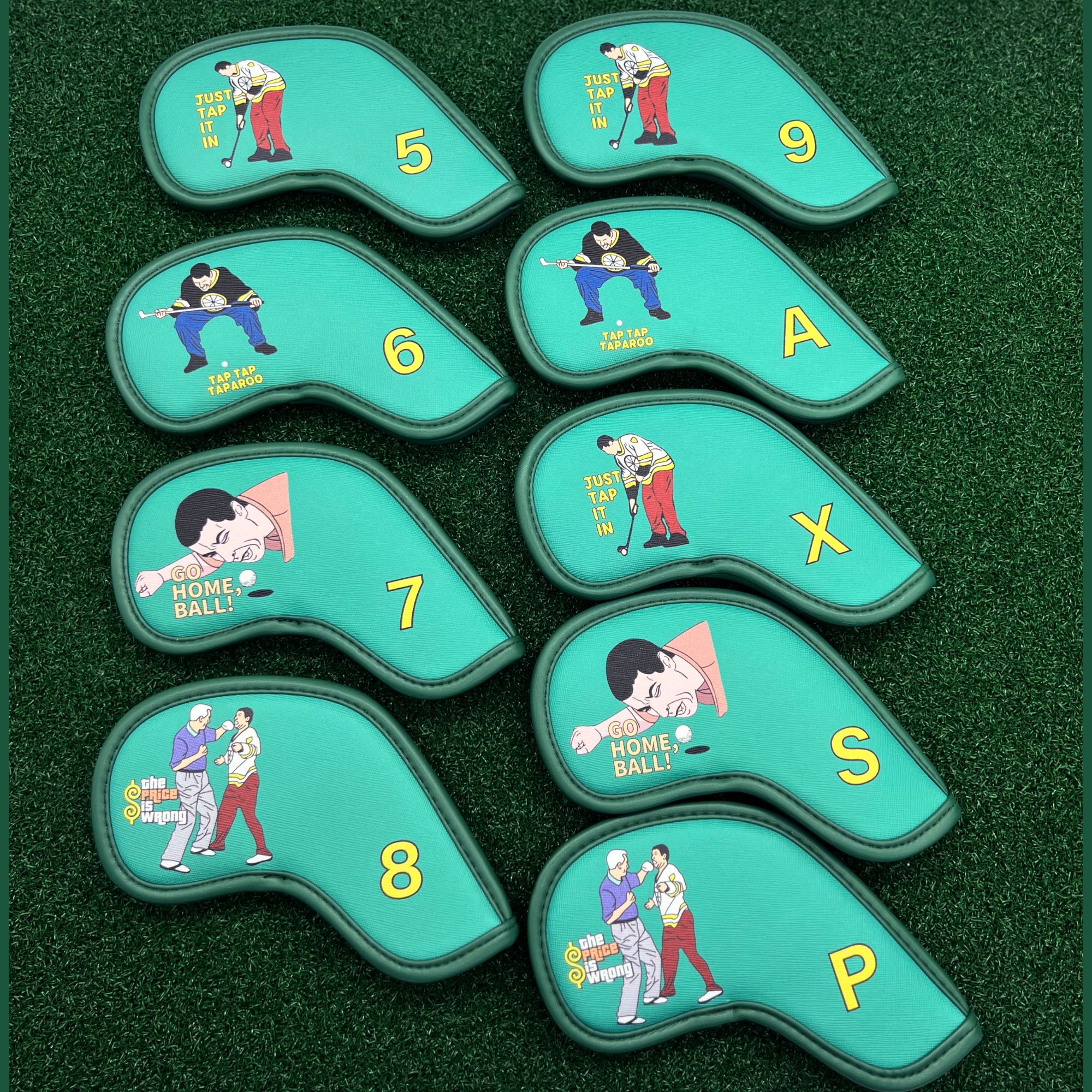 9 pcs Golf Iron Covers with Fu - Golf Equipment Rack incelemesi ve fiyatı