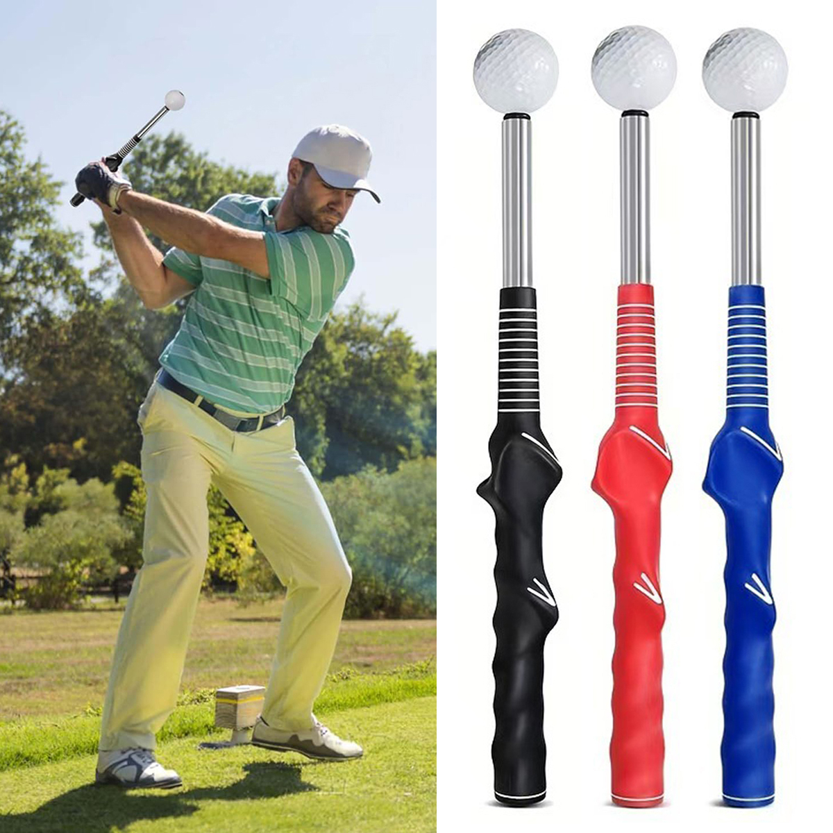 Retractable Golf Swing Trainin - Golf Equipment Indoor incelemesi ve fiyatı