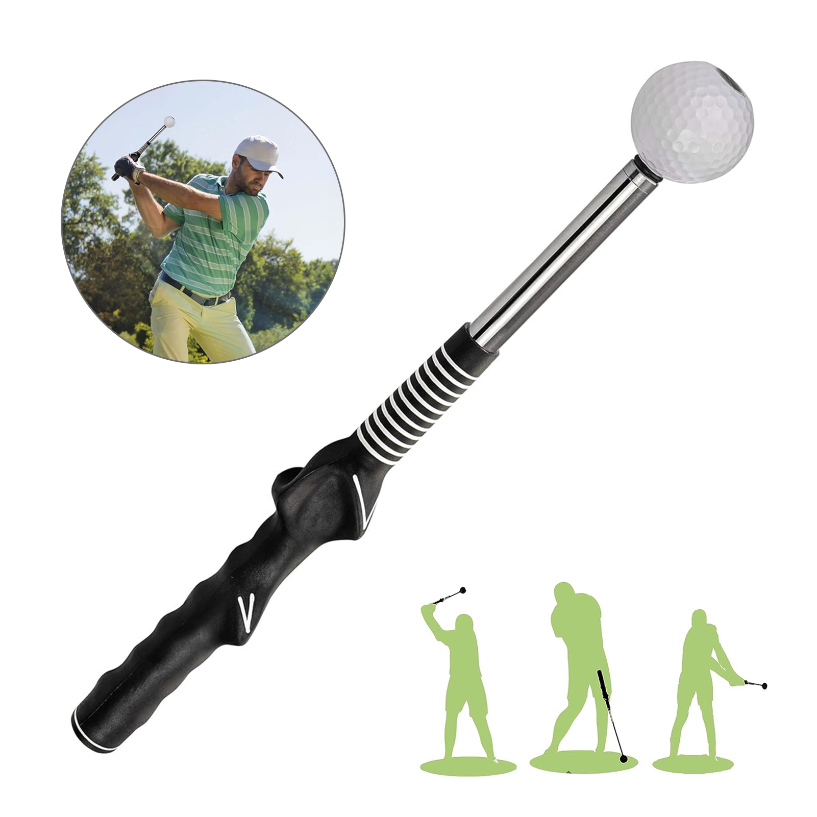 Retractable Golf Swing Trainin - Golf Equipment Indoor incelemesi ve fiyatı