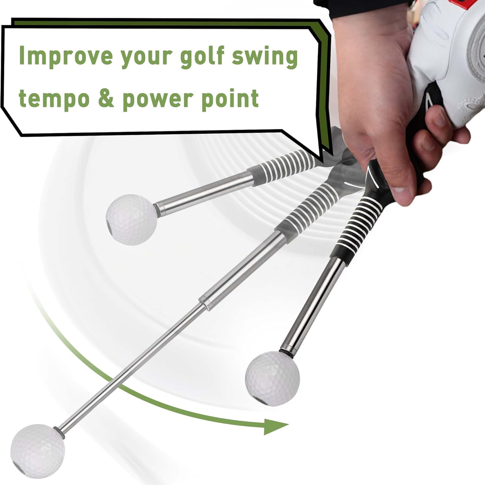 Retractable Golf Swing Trainin - Golf Equipment Indoor incelemesi ve fiyatı